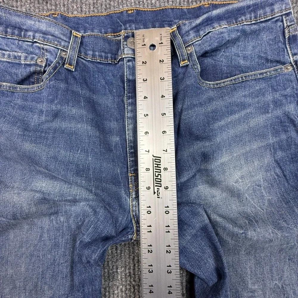 Levis 502 Regular Taper Jeans Mens 38x30 Tanager Wash Blue Stretch 29507-0003